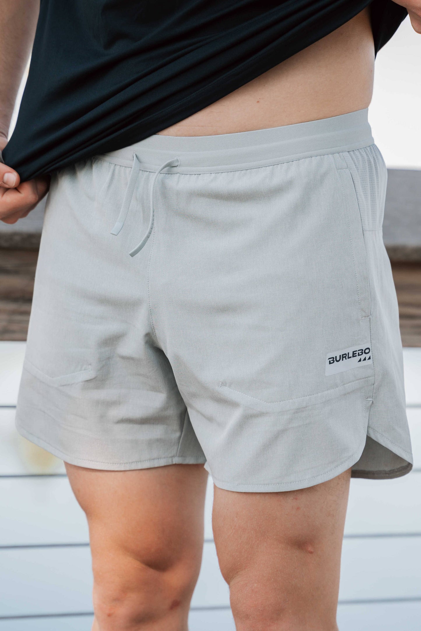 The Running Short - Light Grey
