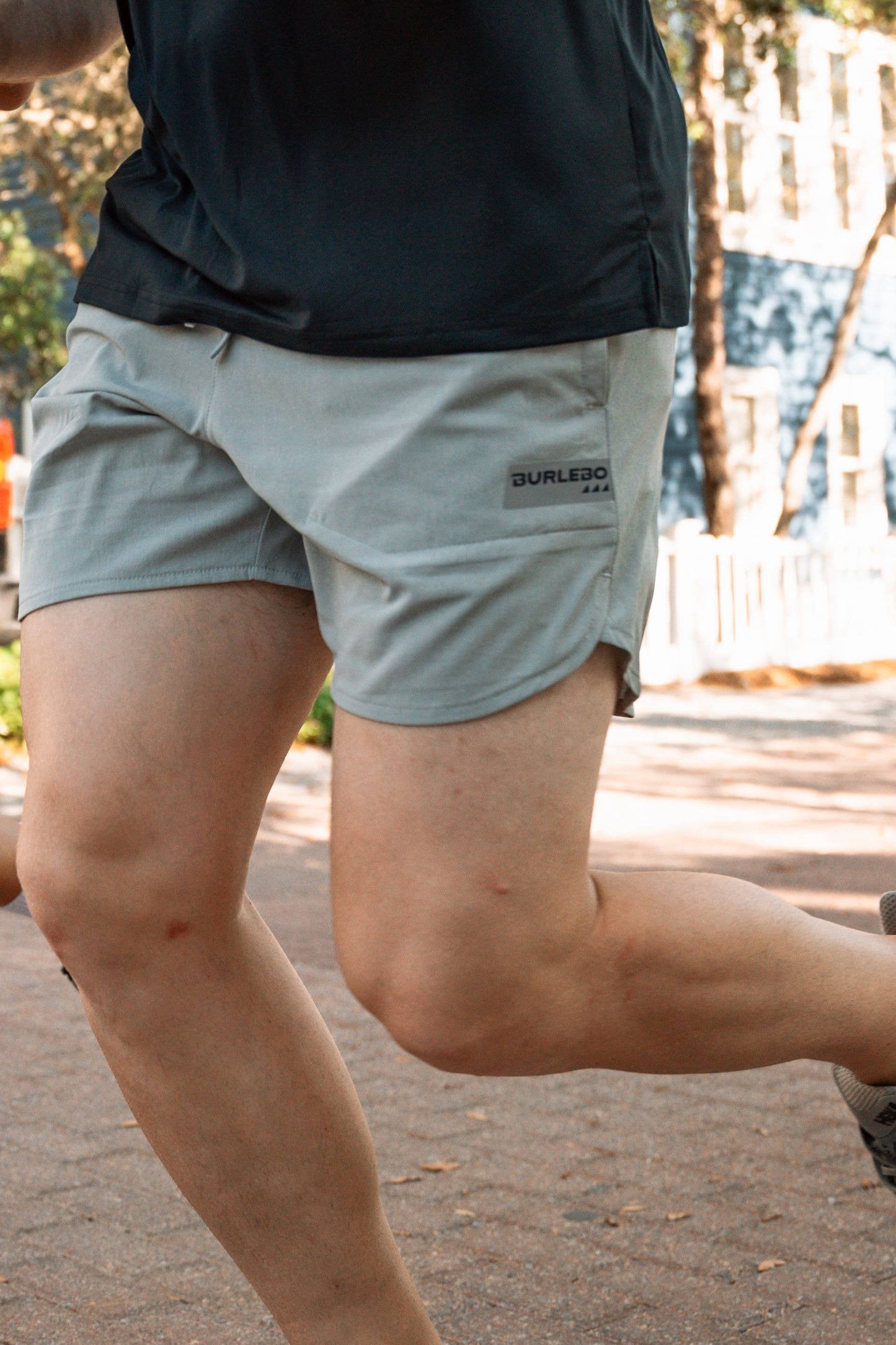 The Running Short - Light Grey