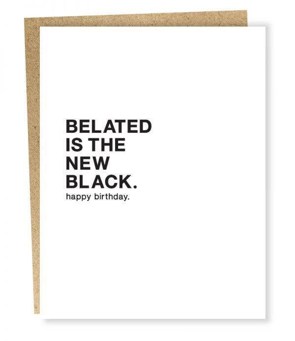 Belated Card
