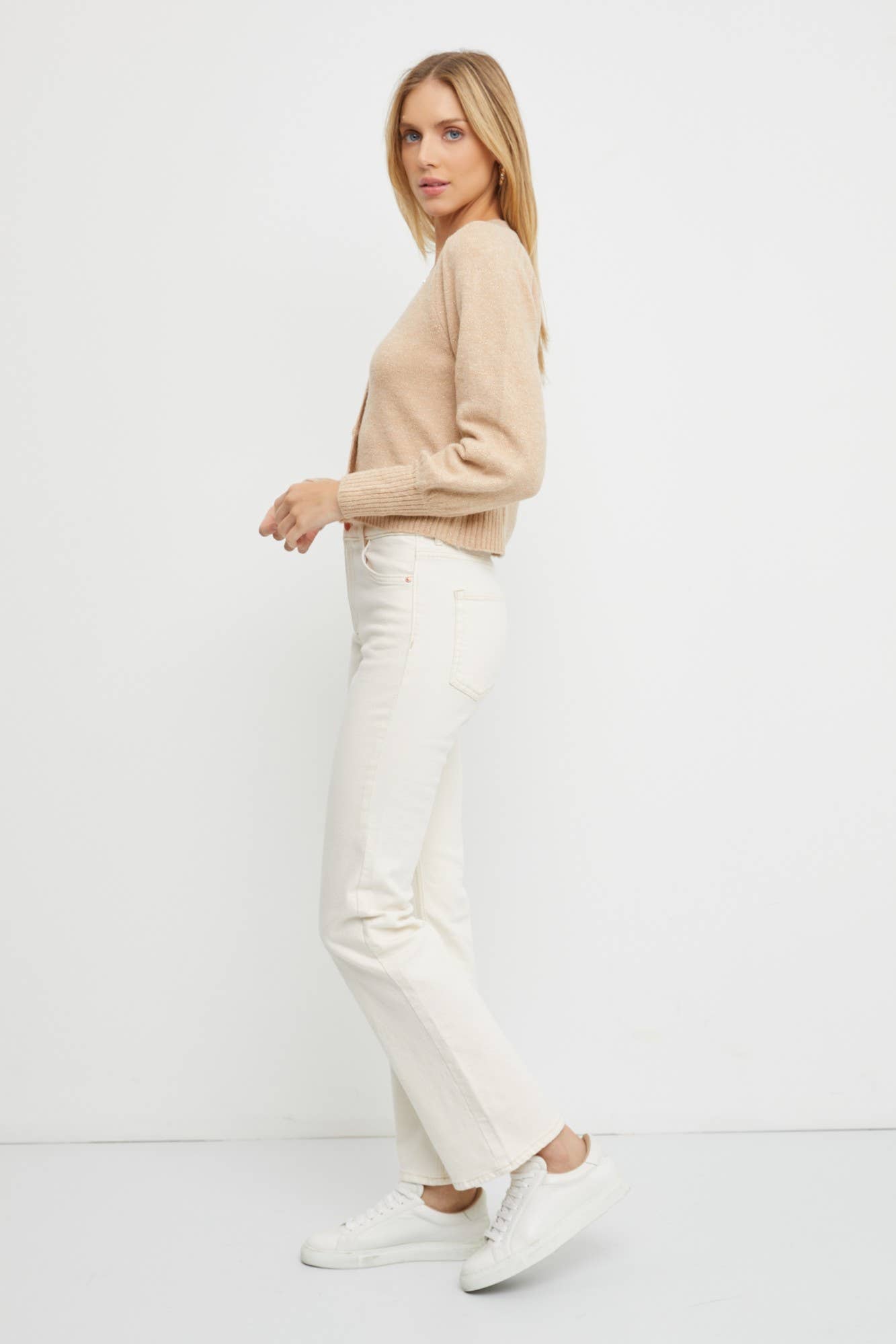 Grand Luxe Button Cardigan