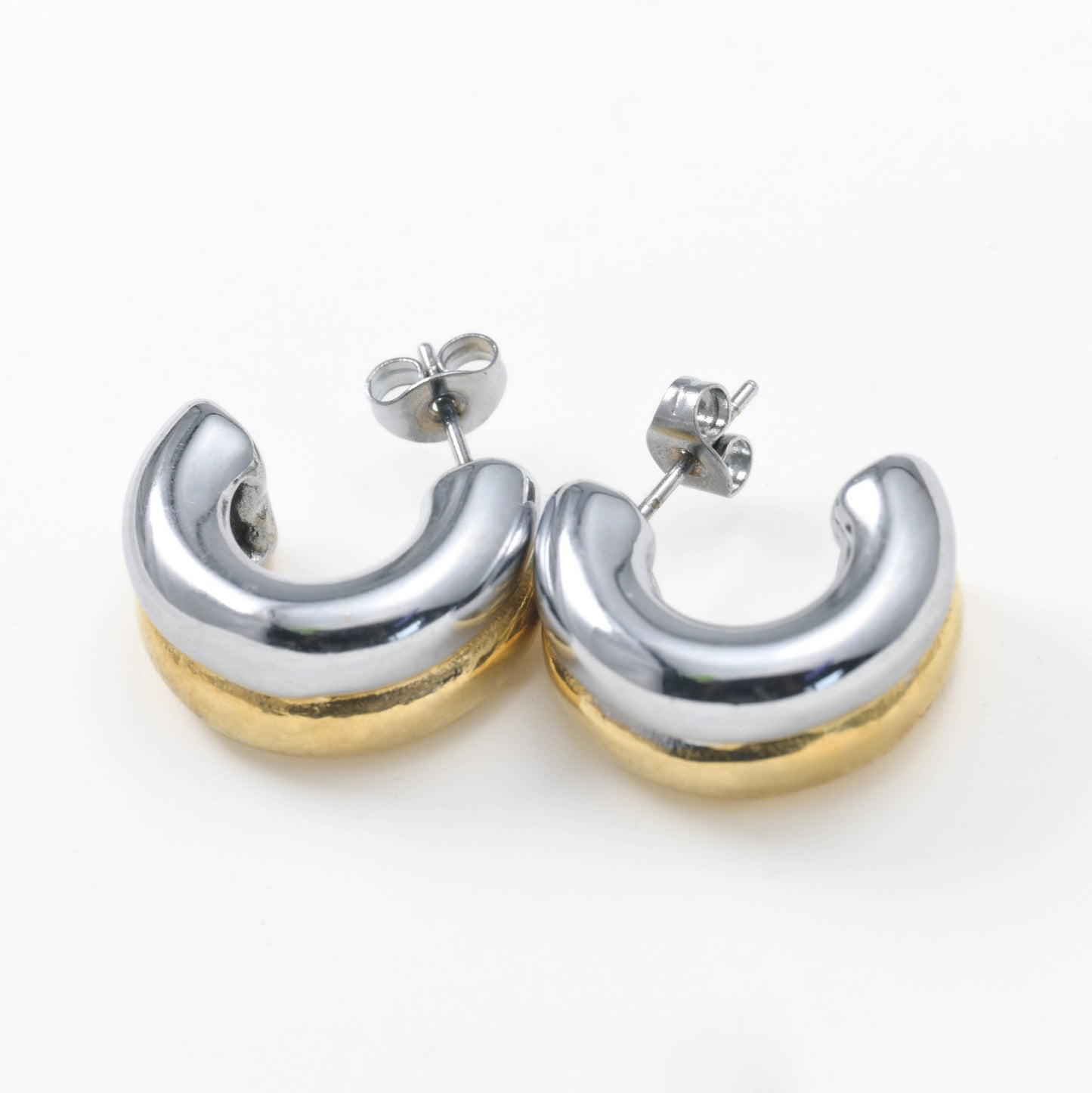 Both Sides Hoop Earring