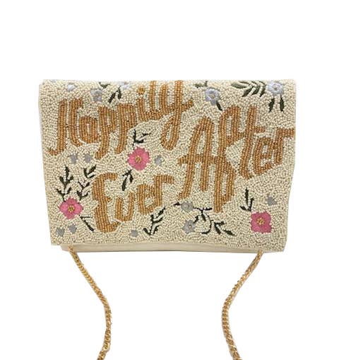 Happily Ever After Beaded Clutch Bag