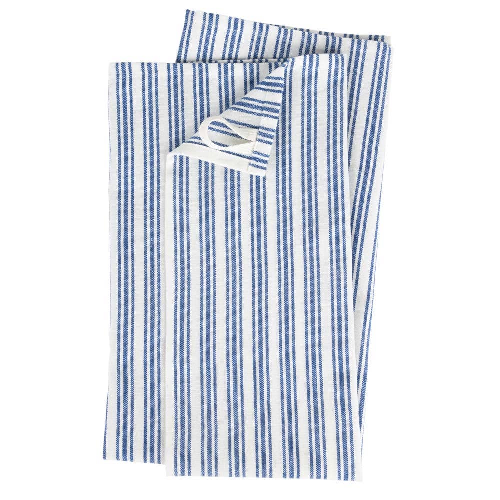 Blue White Tea Towel