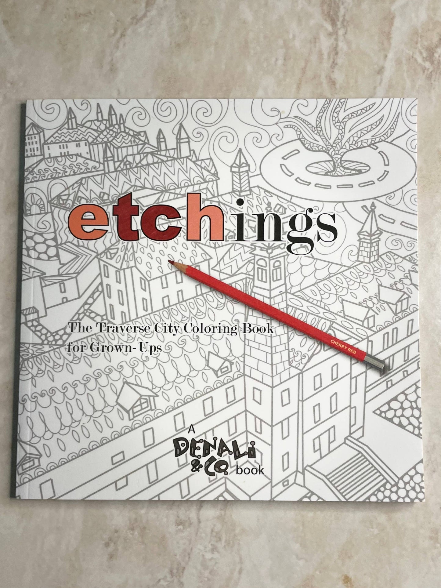 Etchings: The Traverse City Coloring Book for Grown-Ups