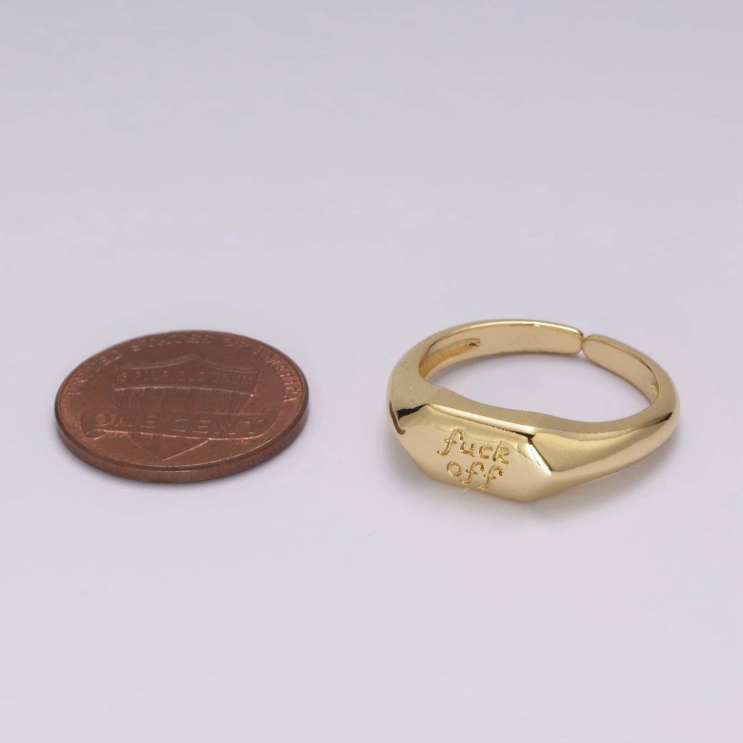F*** Off Adjustable Ring