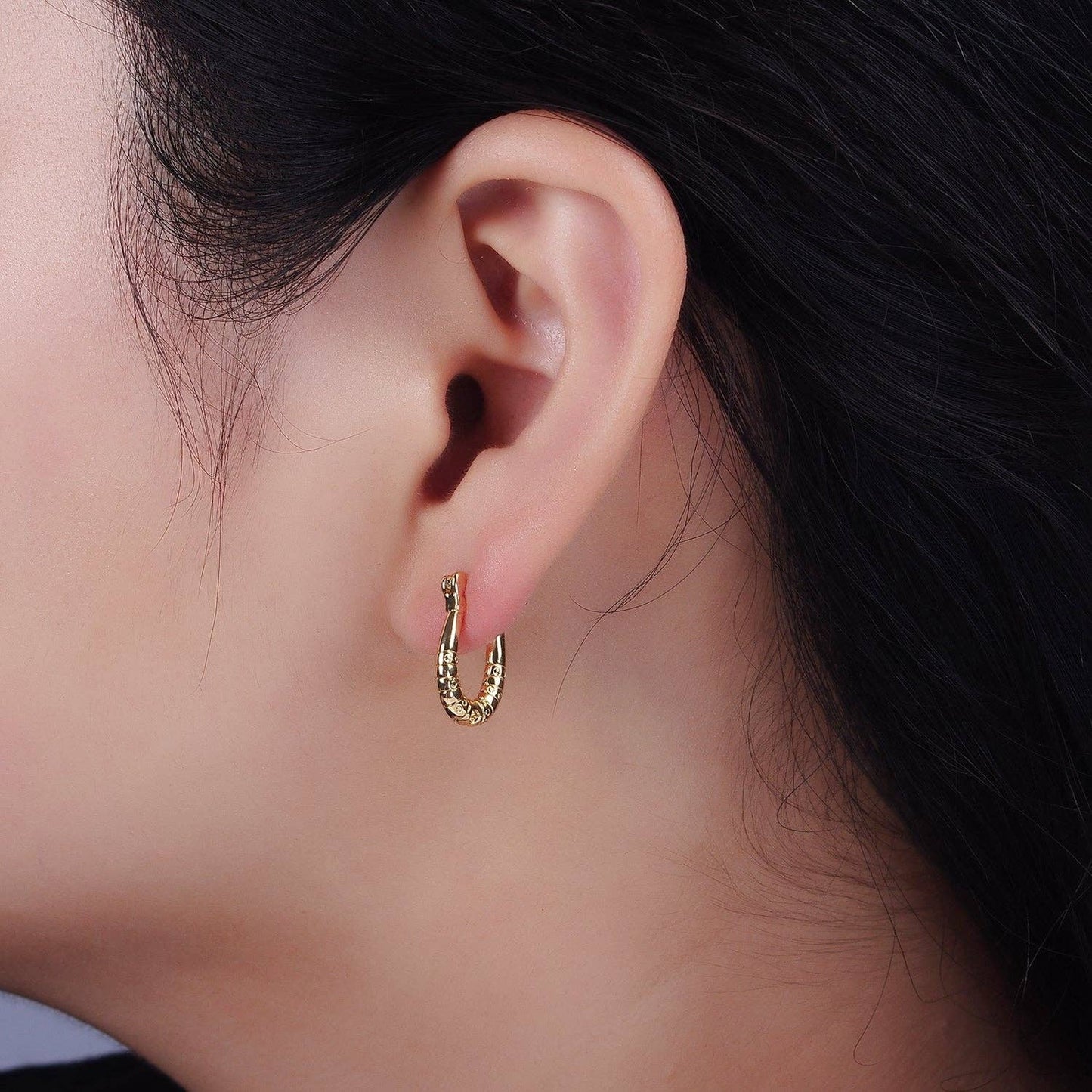 Dotted Lined Earring