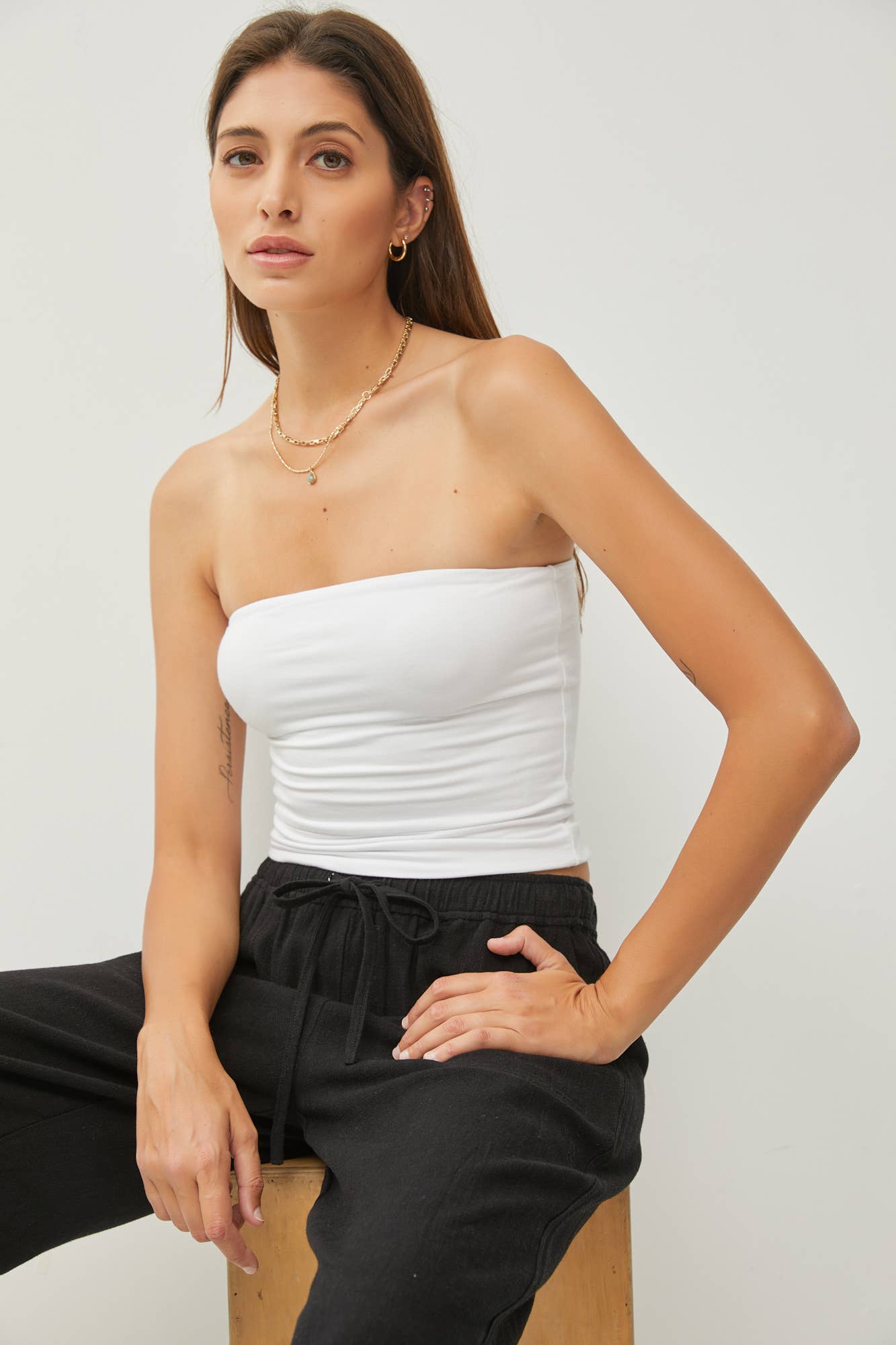 Living for it -Basic Bandeau Top