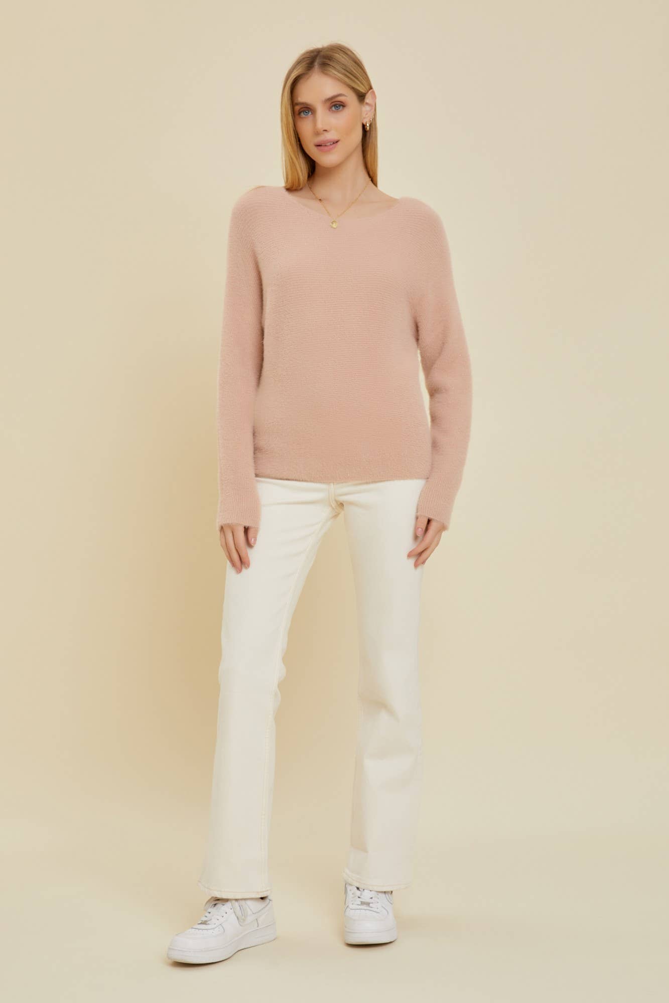 Snowy Hearts Sweater