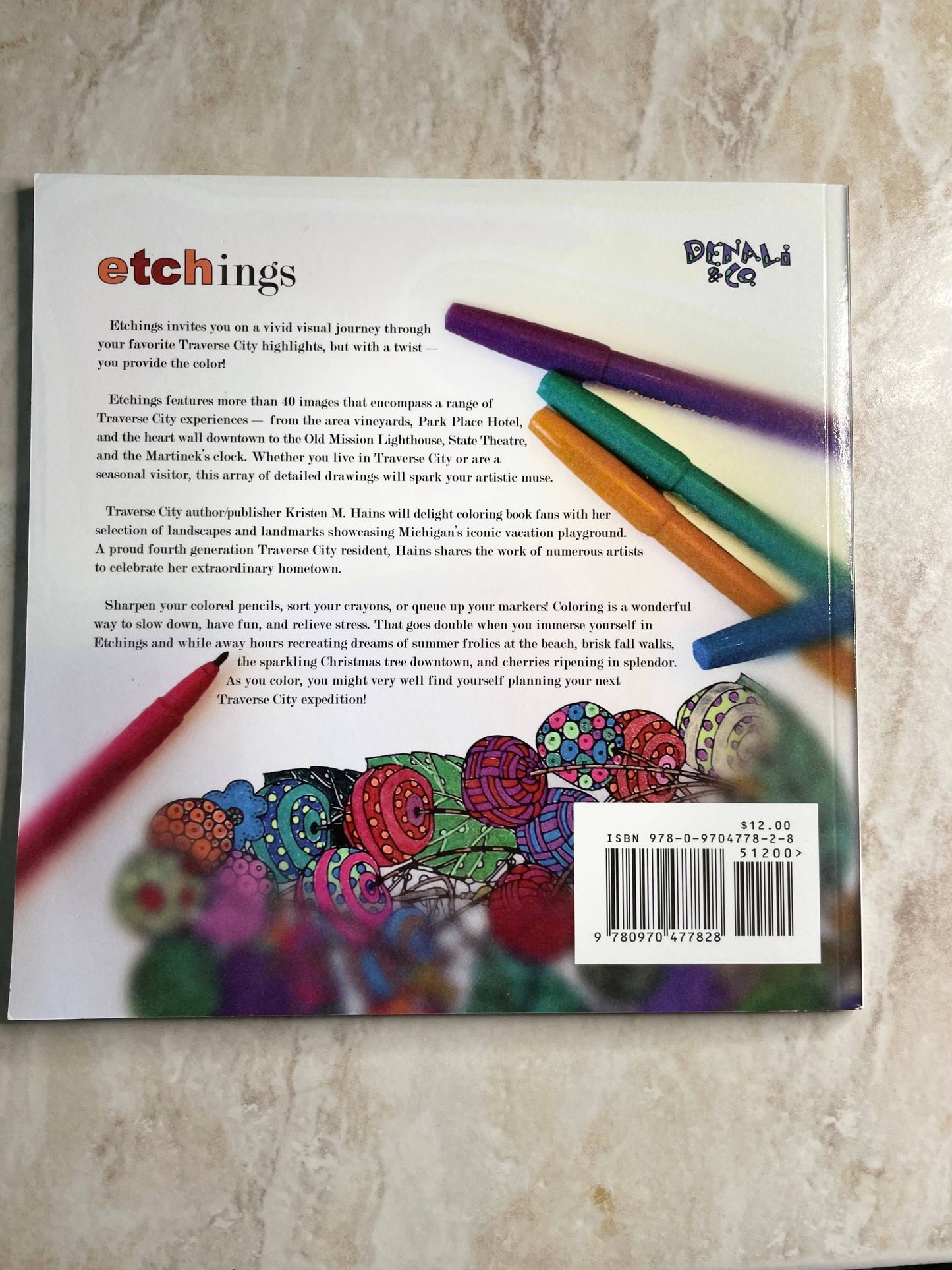 Etchings: The Traverse City Coloring Book for Grown-Ups