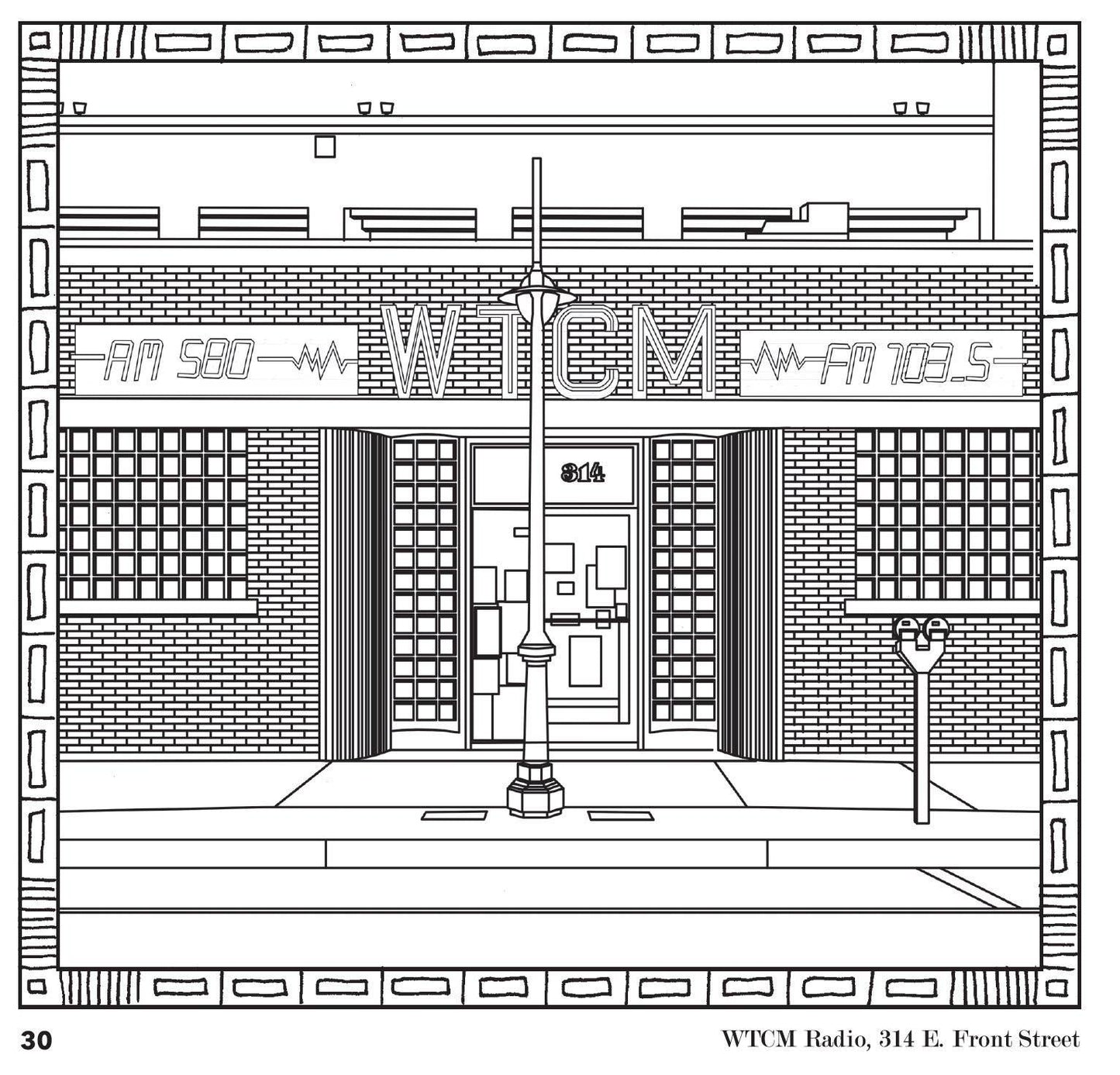 Etchings: The Traverse City Coloring Book for Grown-Ups