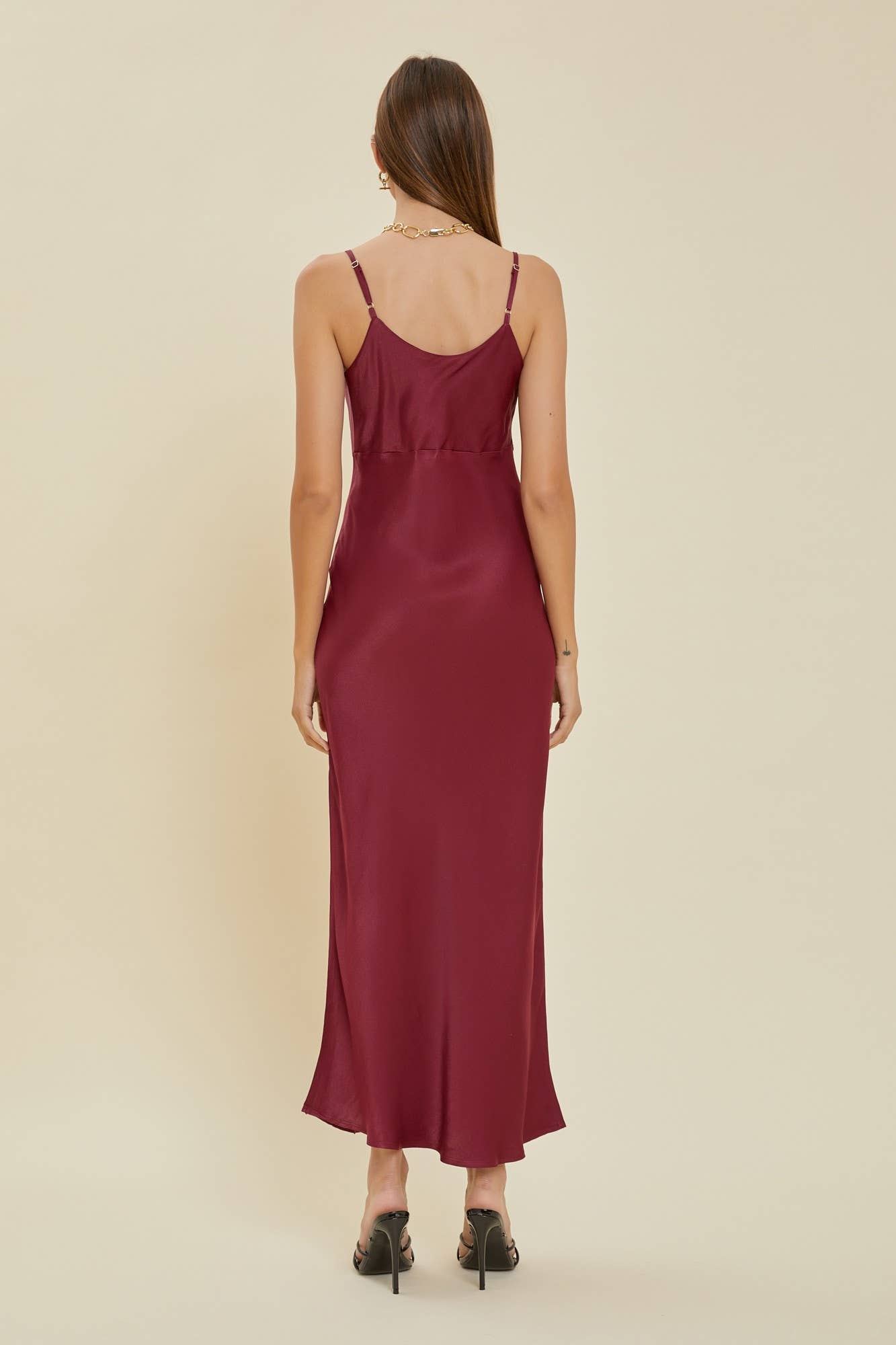 Cowl Neck Slip Dress