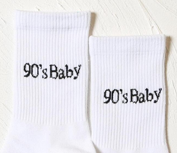 90s Baby Tube Sock