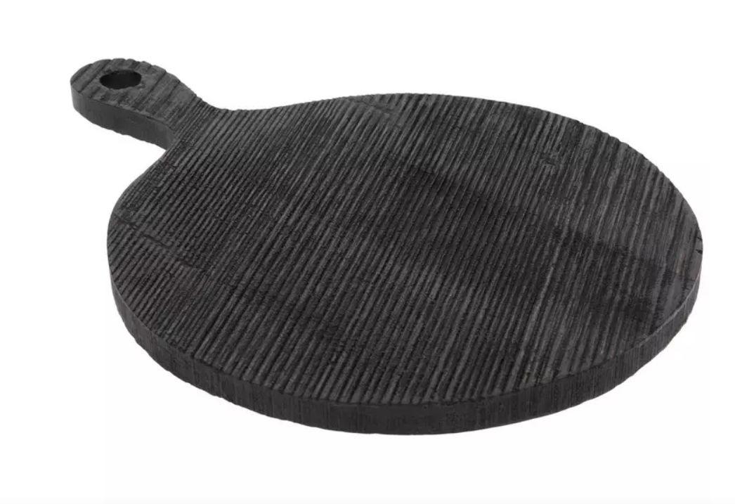 Black Rustic Wood Decorative Board