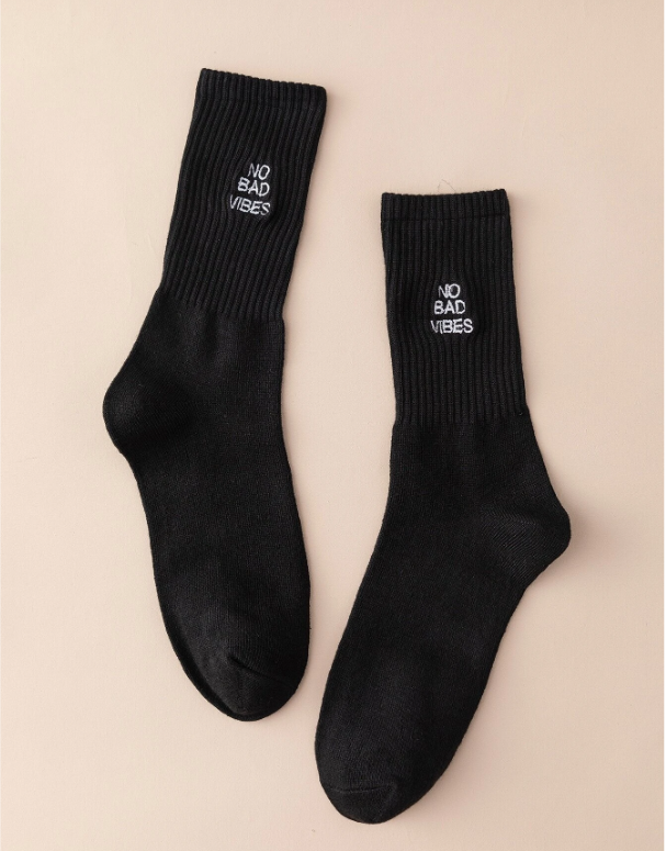 No Bad Vibes Socks