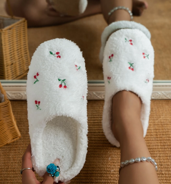 Cherry Slippers