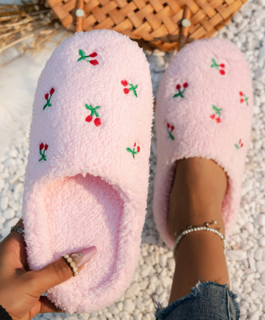 Cherry Slippers