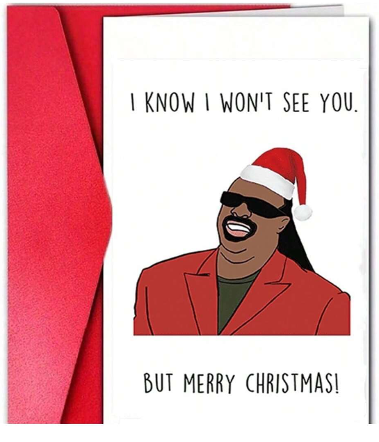 Stevie Wonder Christmas Card