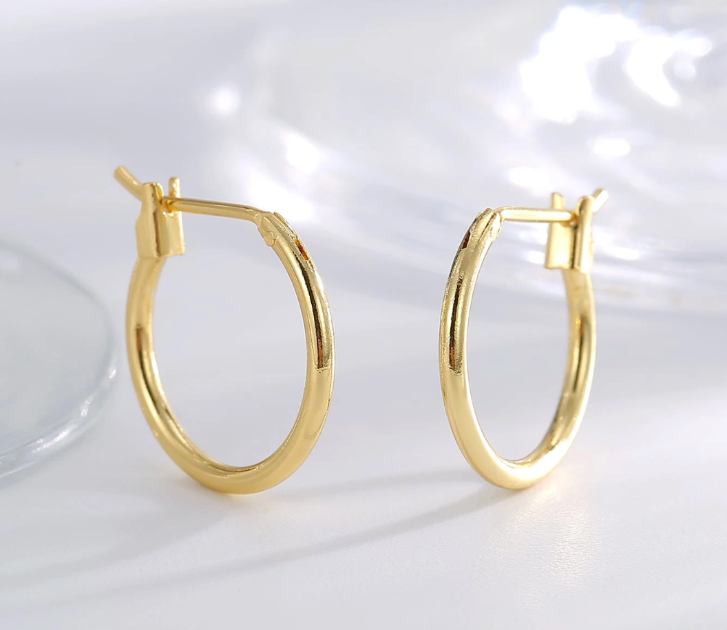 Perfect Gold Hoop Small
