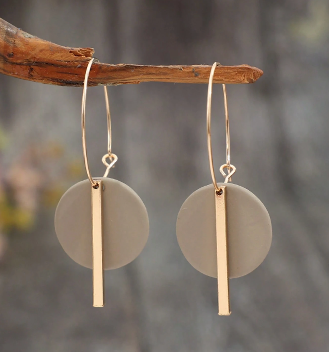 Circle Bar Hoop Earring