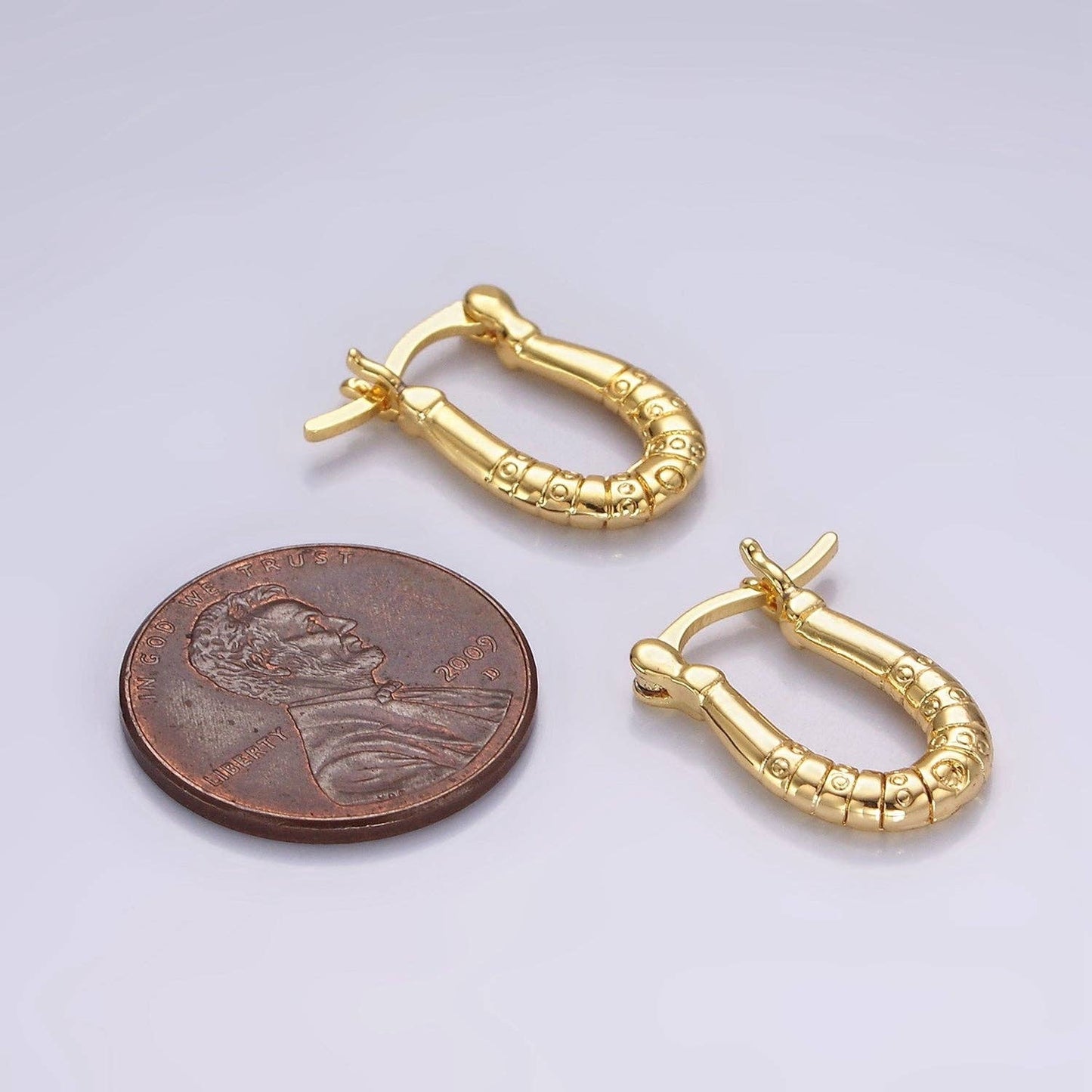 Dotted Lined Earring