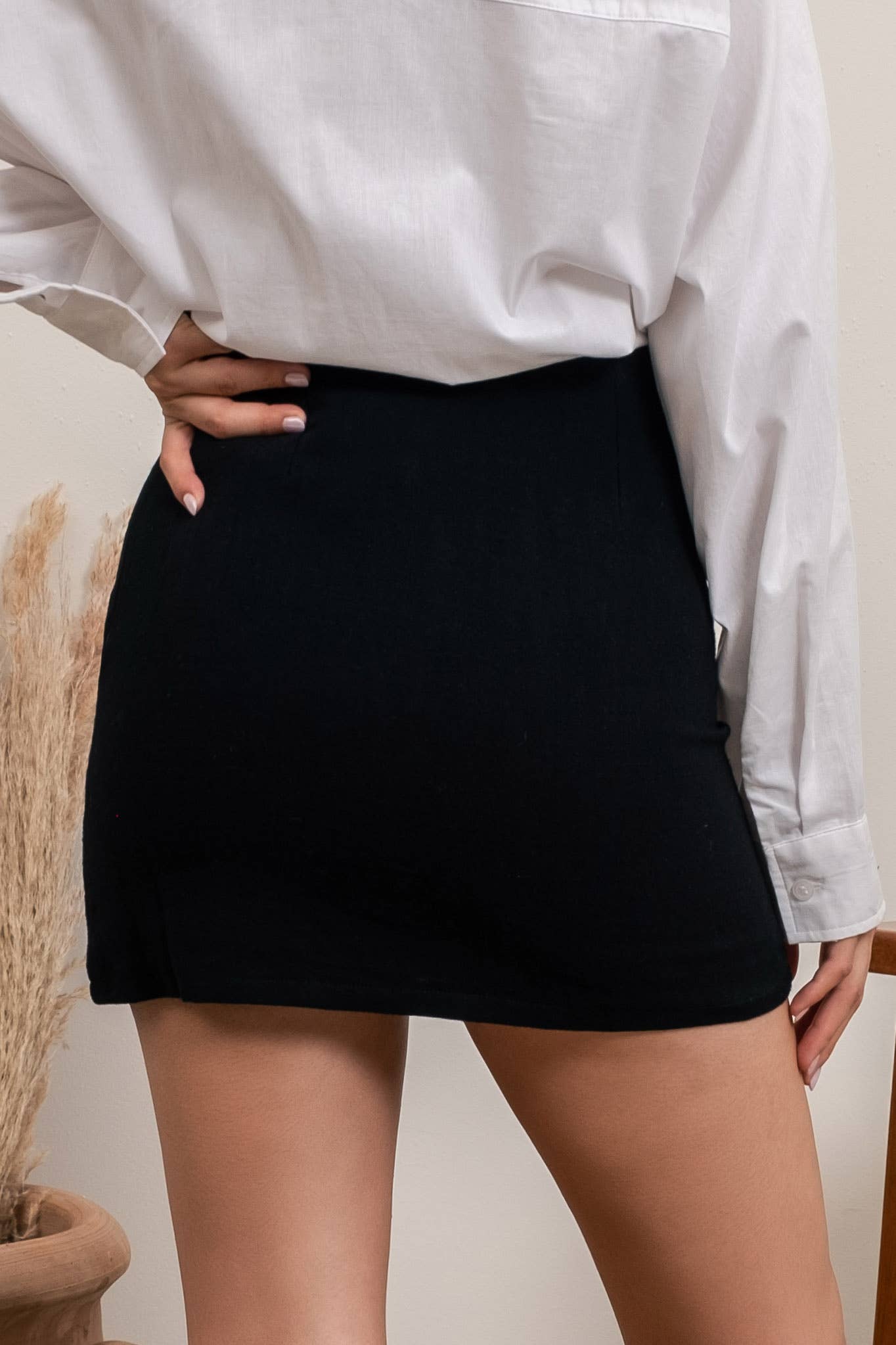 Just A Peek Mini Skirt