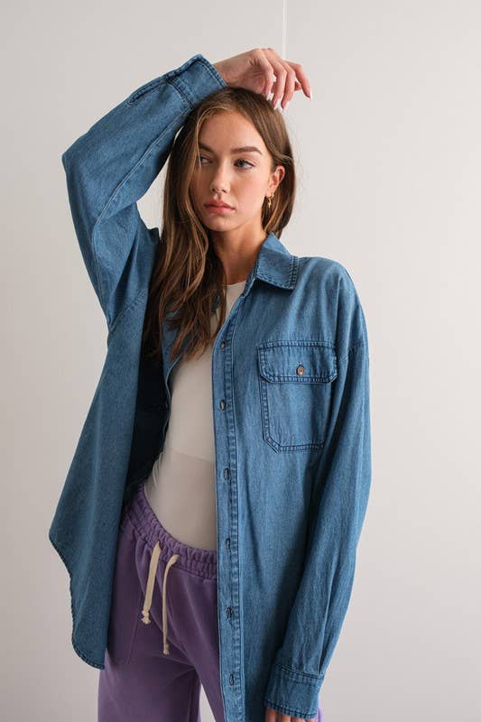Go To Denim Top