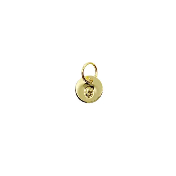 Tiny Initial Letter Charm