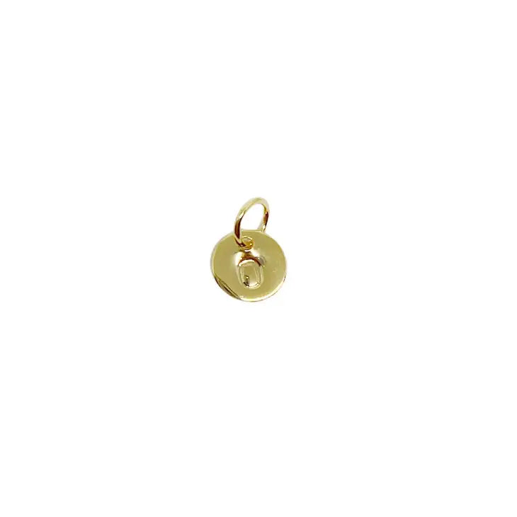 Tiny Initial Letter Charm