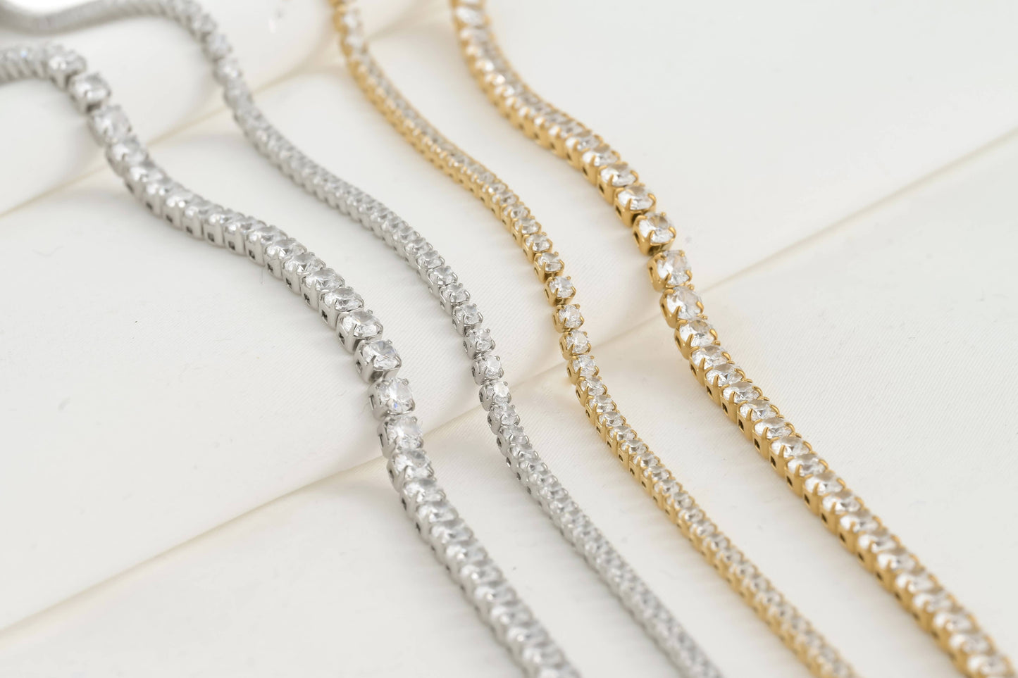 Glam Tennis Necklace