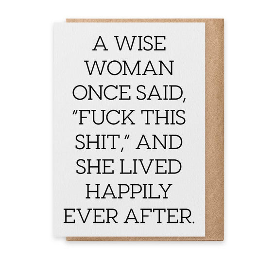 Wise Woman - Greeting Card