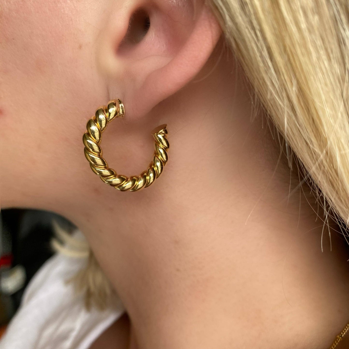 New Wave Hoop Earring