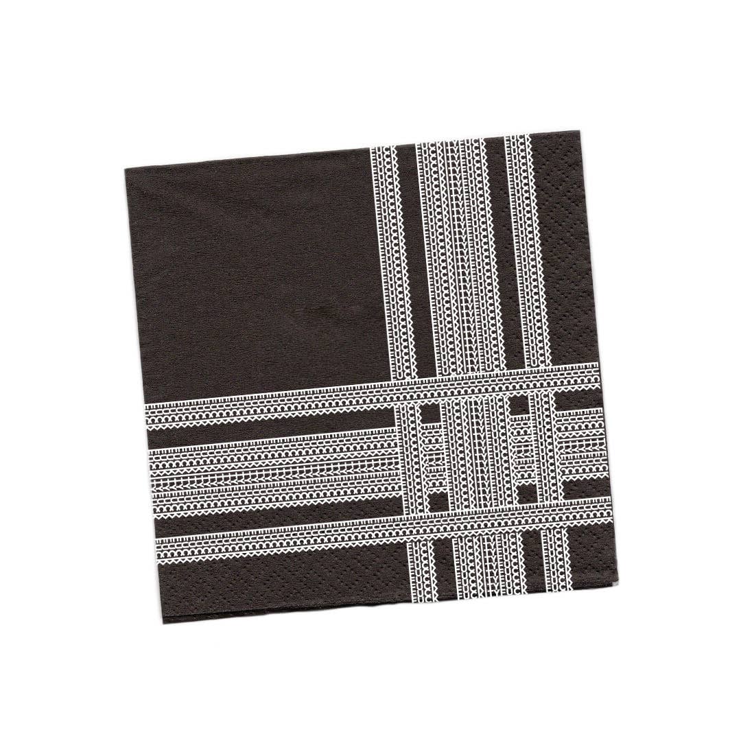 Stripe Illusion Bev Napkins