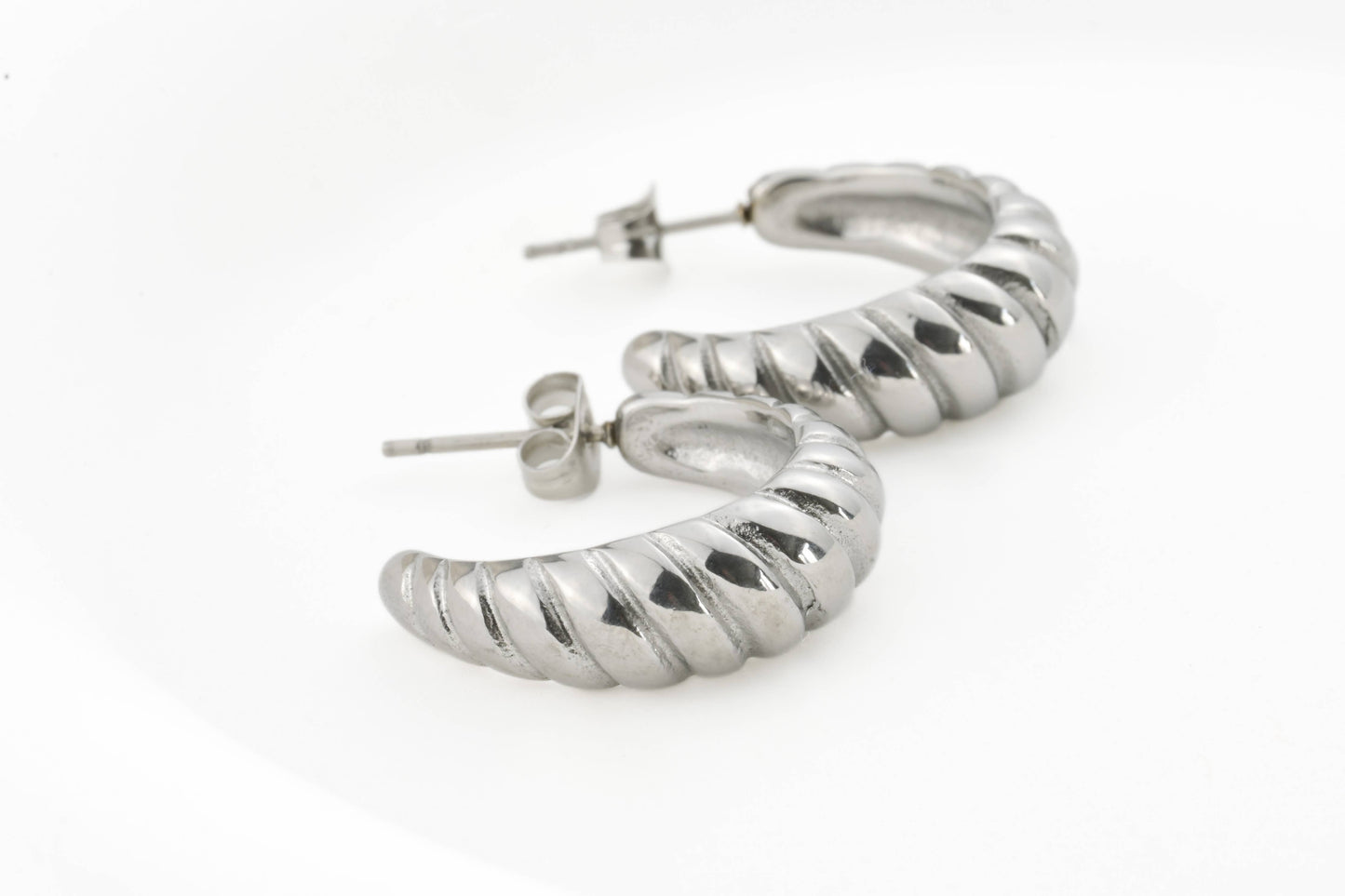 Medium Croissant Hoop Earring