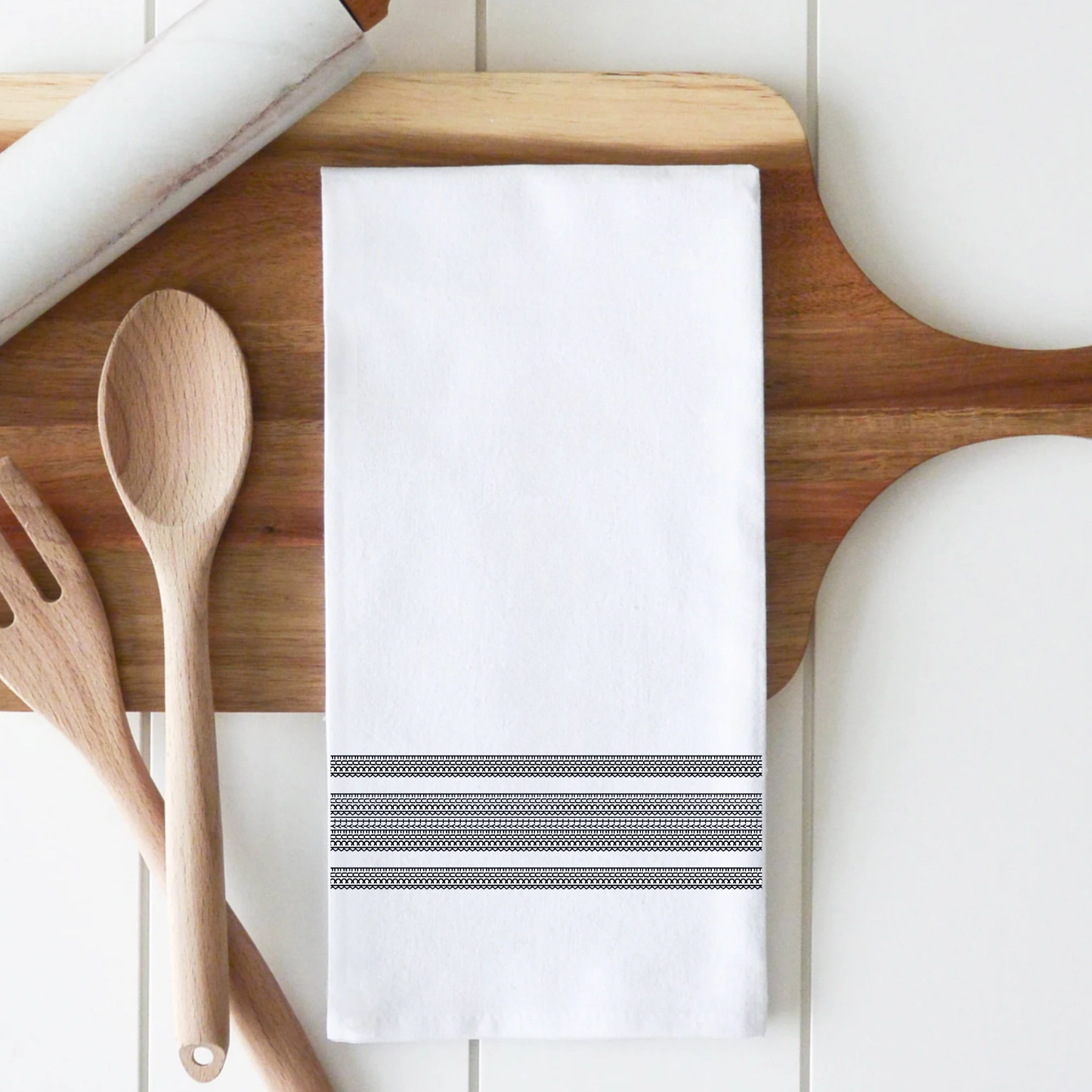Stripe Illusion Tea Towel