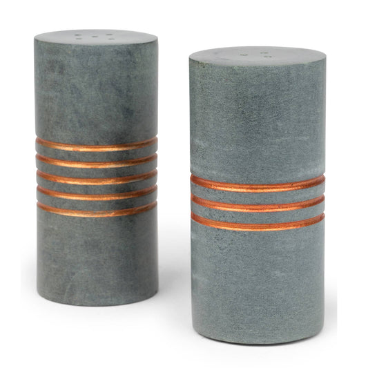 Stone Salt & Pepper Shakers