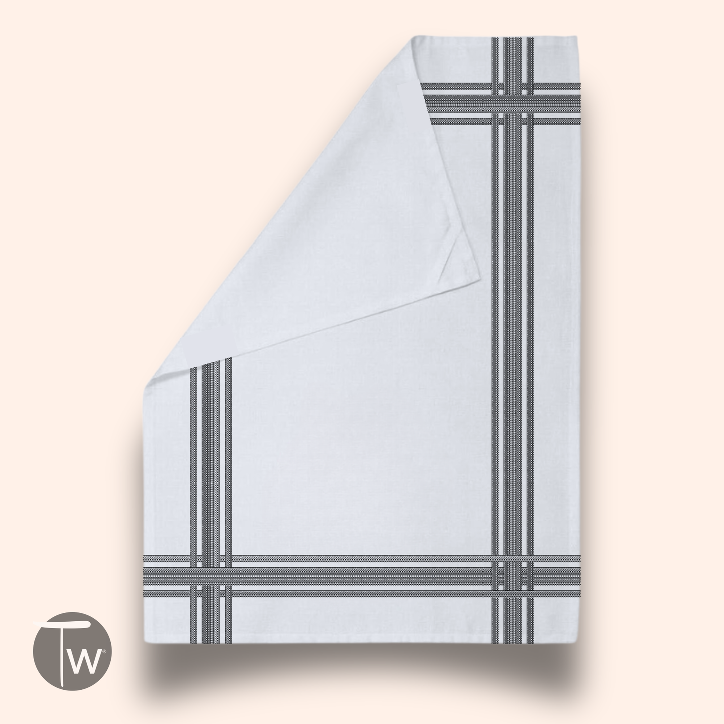 Stripe Illusion Tea Towel