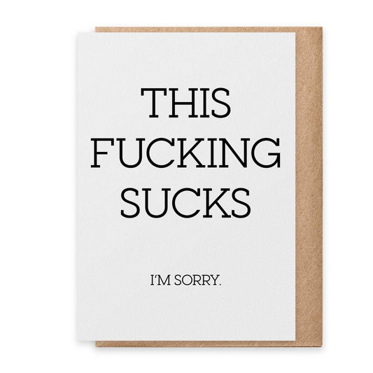 This Sucks - Greeting Card
