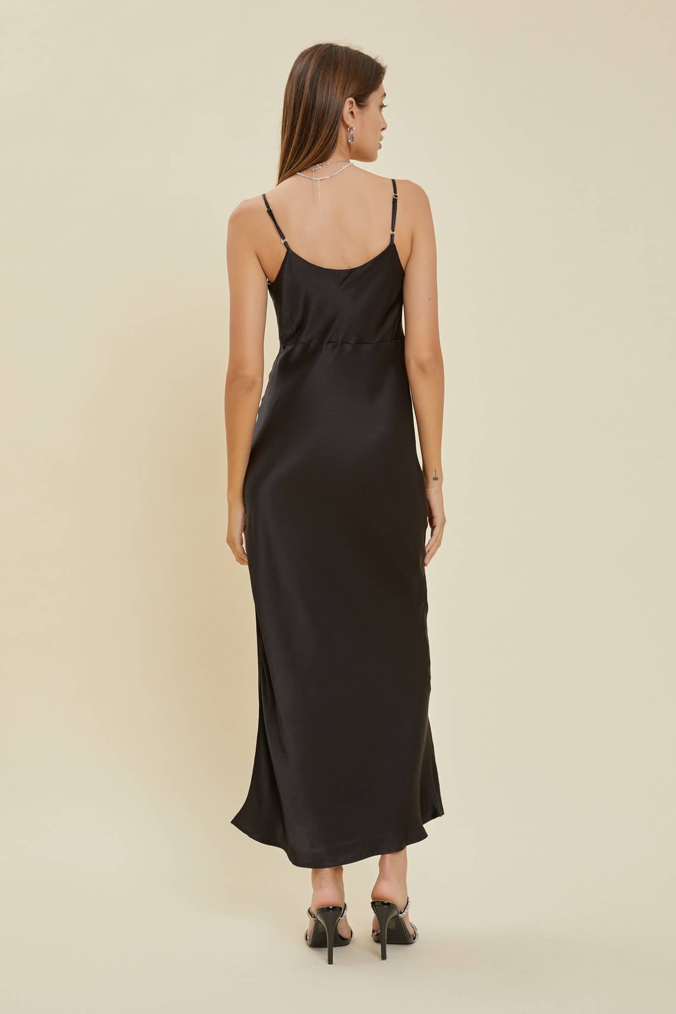 Cowl Neck Slip Dress