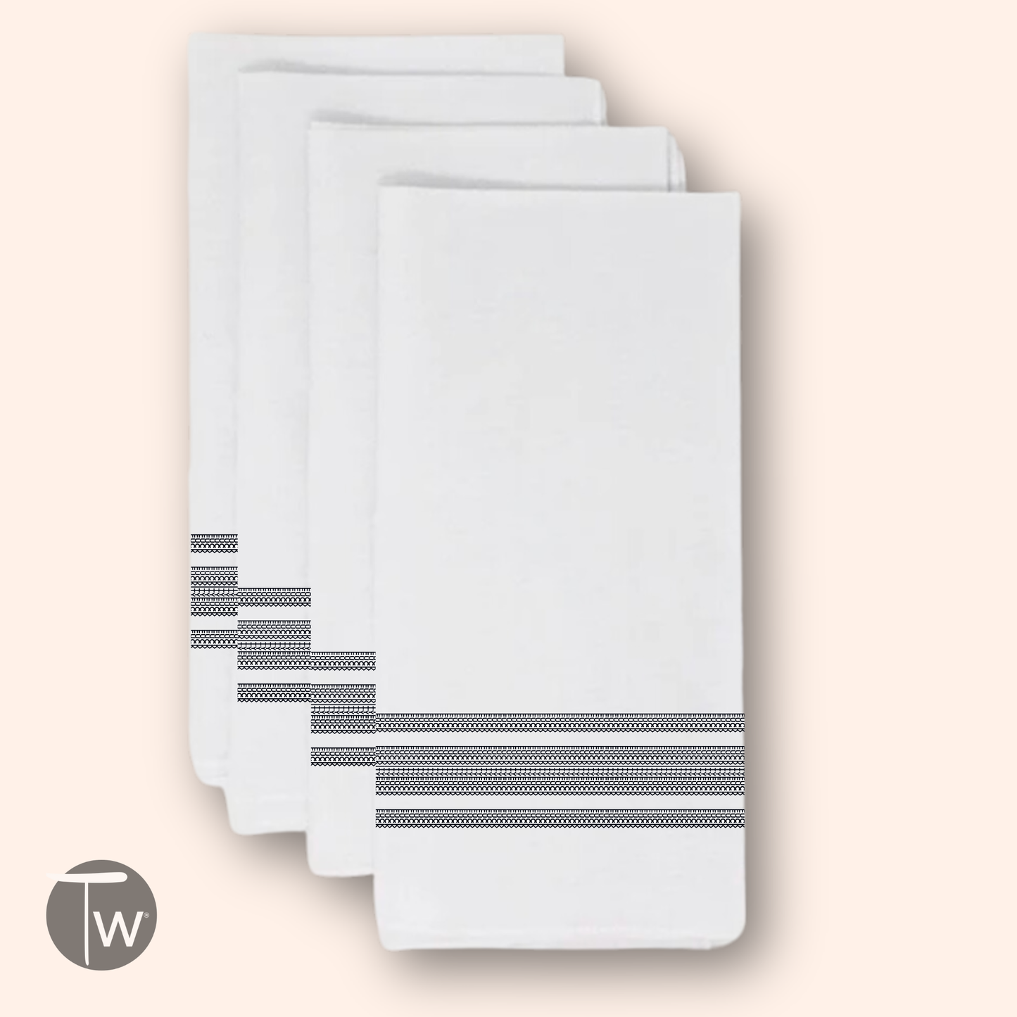 Stripe Illusion Tea Towel