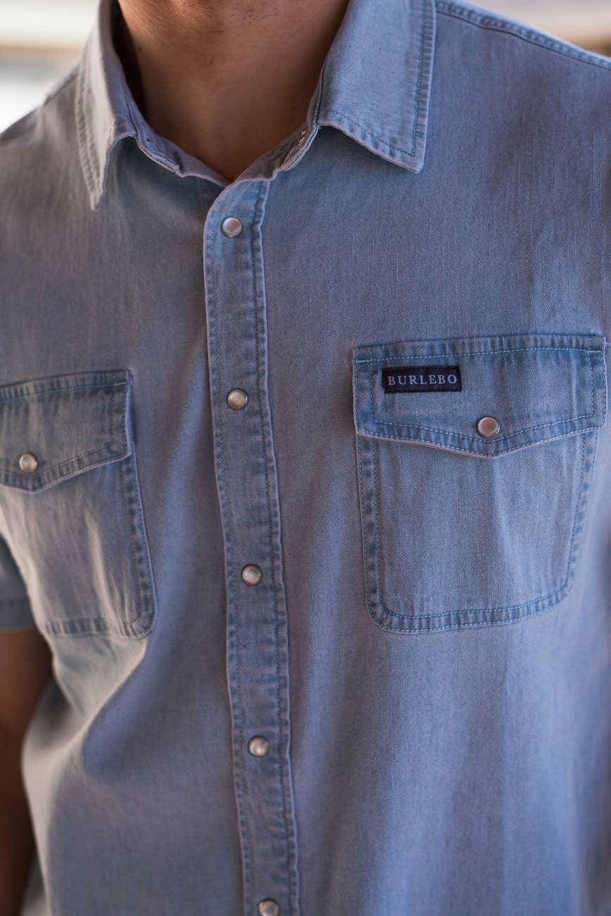 Pearl Snap Denim Shirt