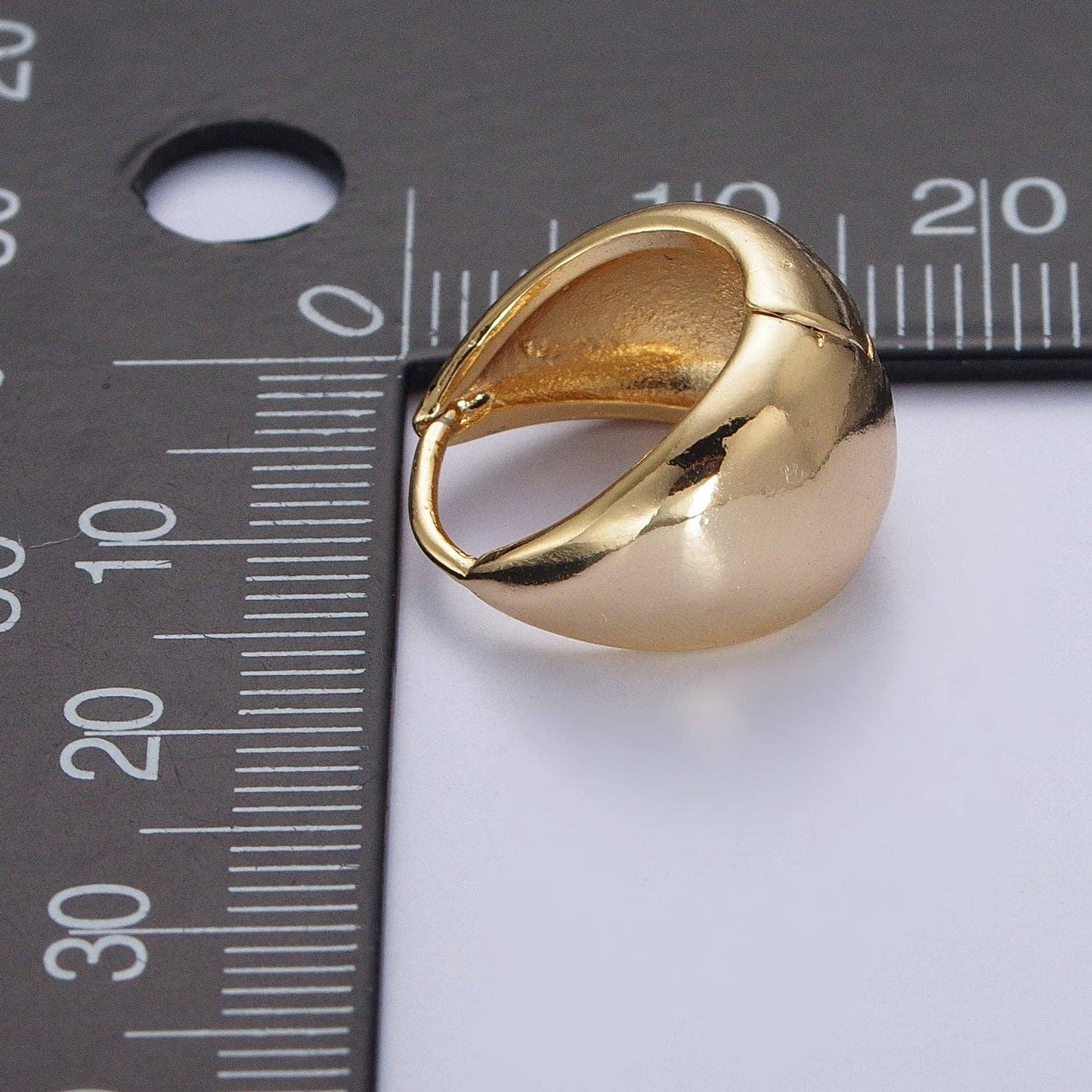 Bold Balance Hoop Earring