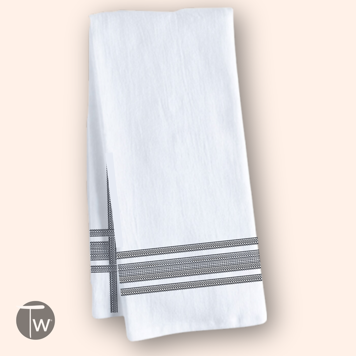Stripe Illusion Tea Towel