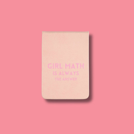 Girl Math Pocket Journal