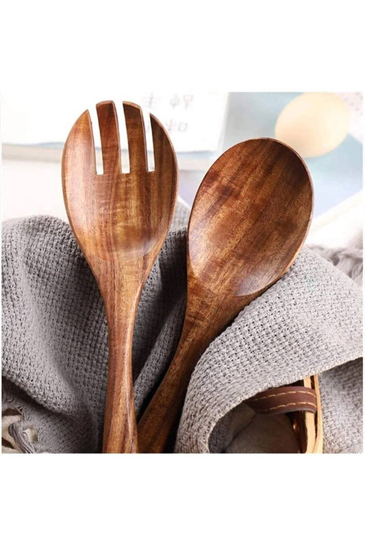 Natural Acacia Wood Cooking Utensil Set