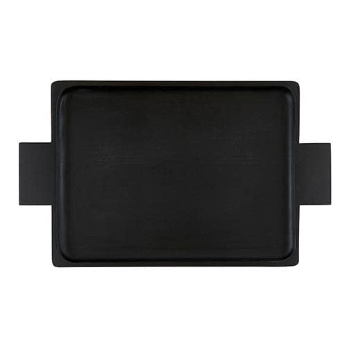 Black Wood Serving Tray With Handles - Serving Board