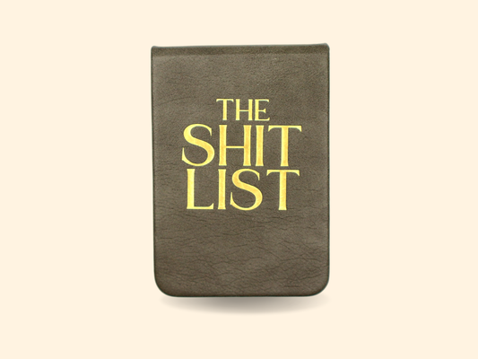 The Shit List Pocket Journal