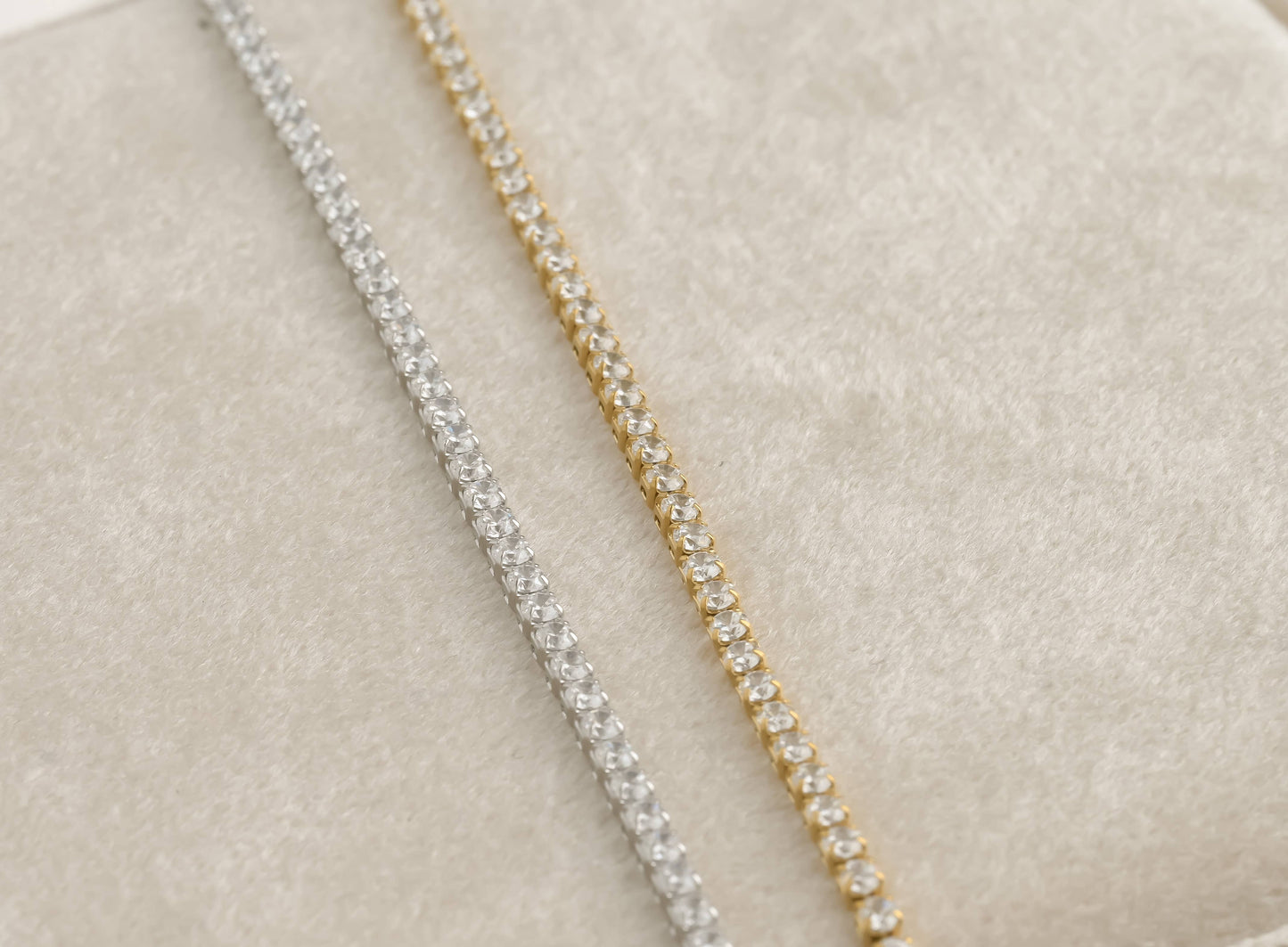 Glam Tennis Necklace