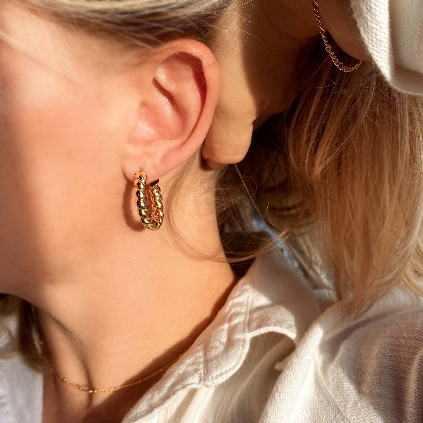 New Wave Hoop Earring