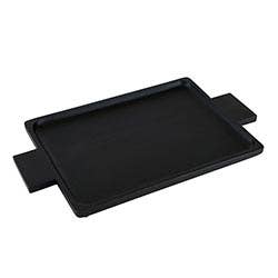 Black Wood Serving Tray With Handles - Serving Board
