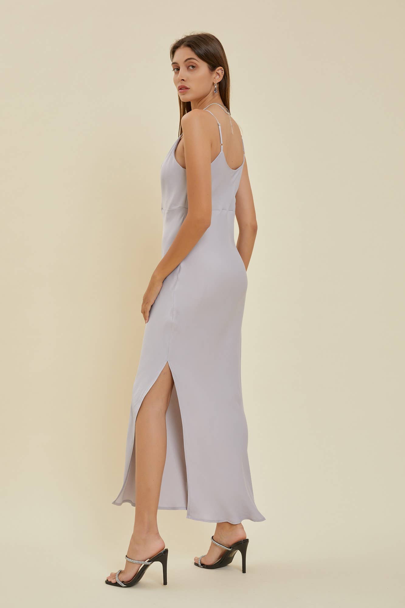 Cowl Neck Slip Dress
